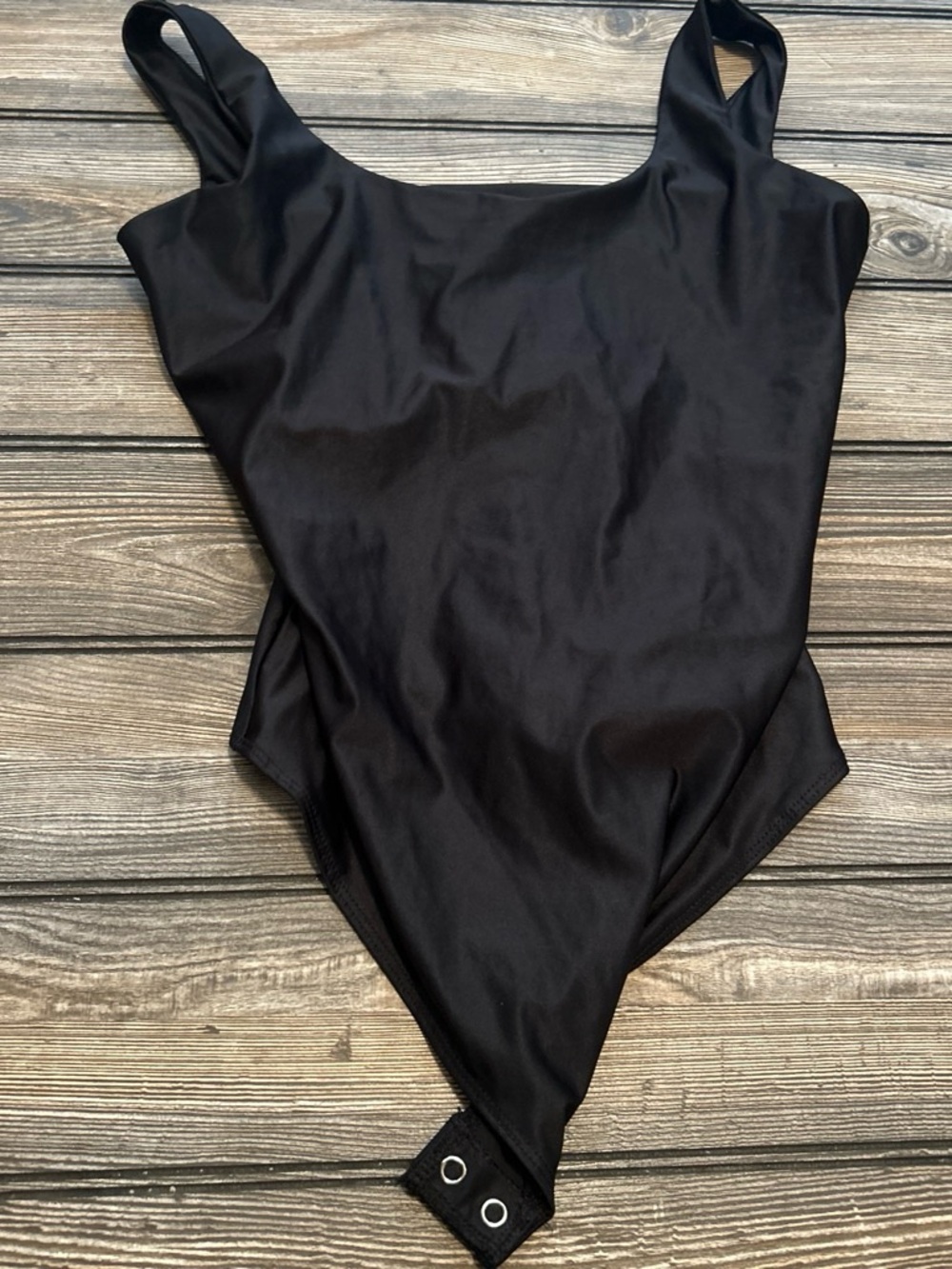 wild fable Black Scoop Neck Bodysuit